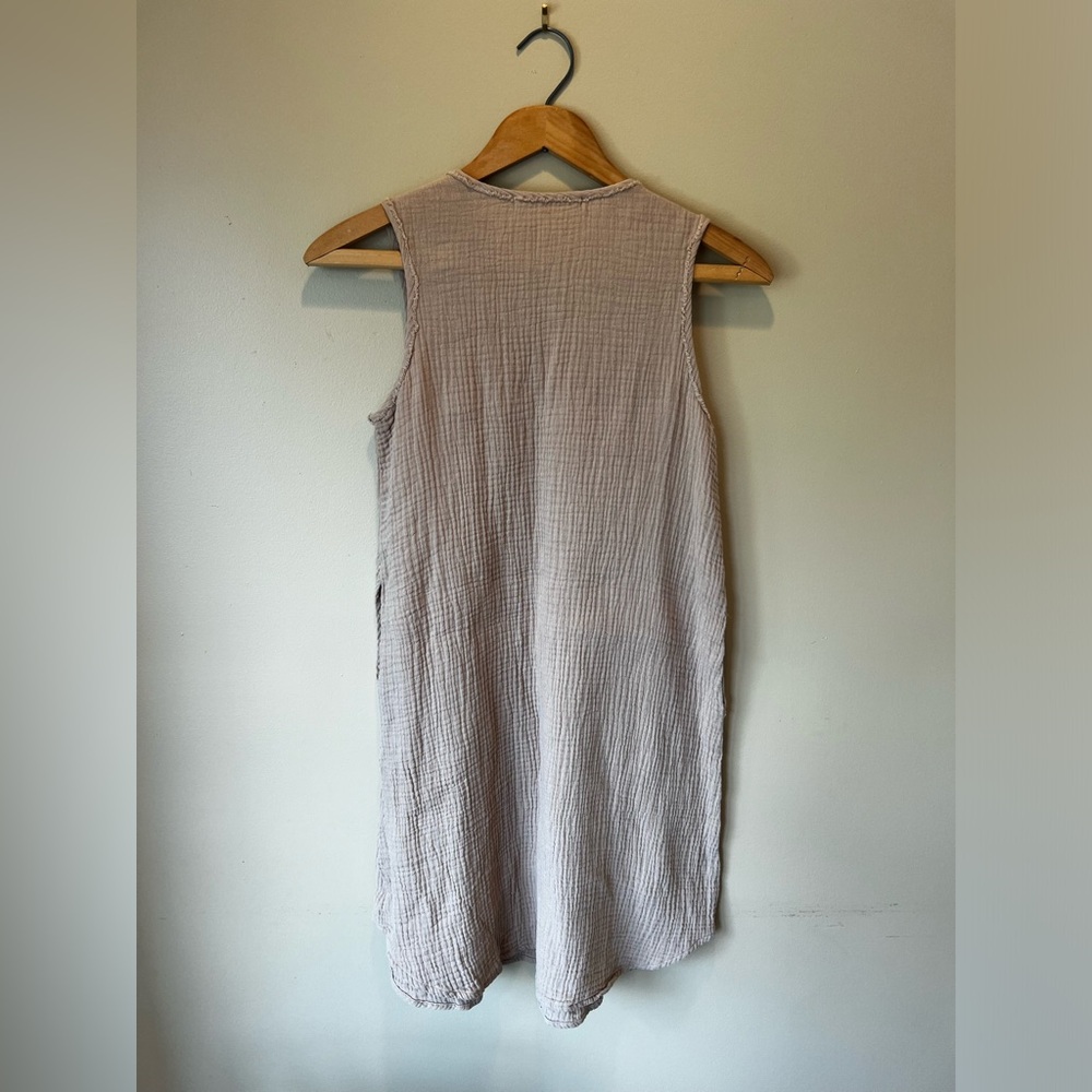 Sarah Liller SLSF gauze sleeveless dress (Bolinas), Women’s XS - Picture 2 of 4